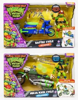 TEENAGE MUTANT NINJA TURTLES - VÉHICULE AVEC FIGURINE ASST